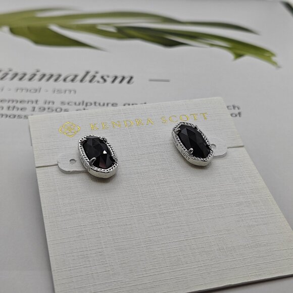 Kendra Scott silver stud earrings - Picture 2 of 3